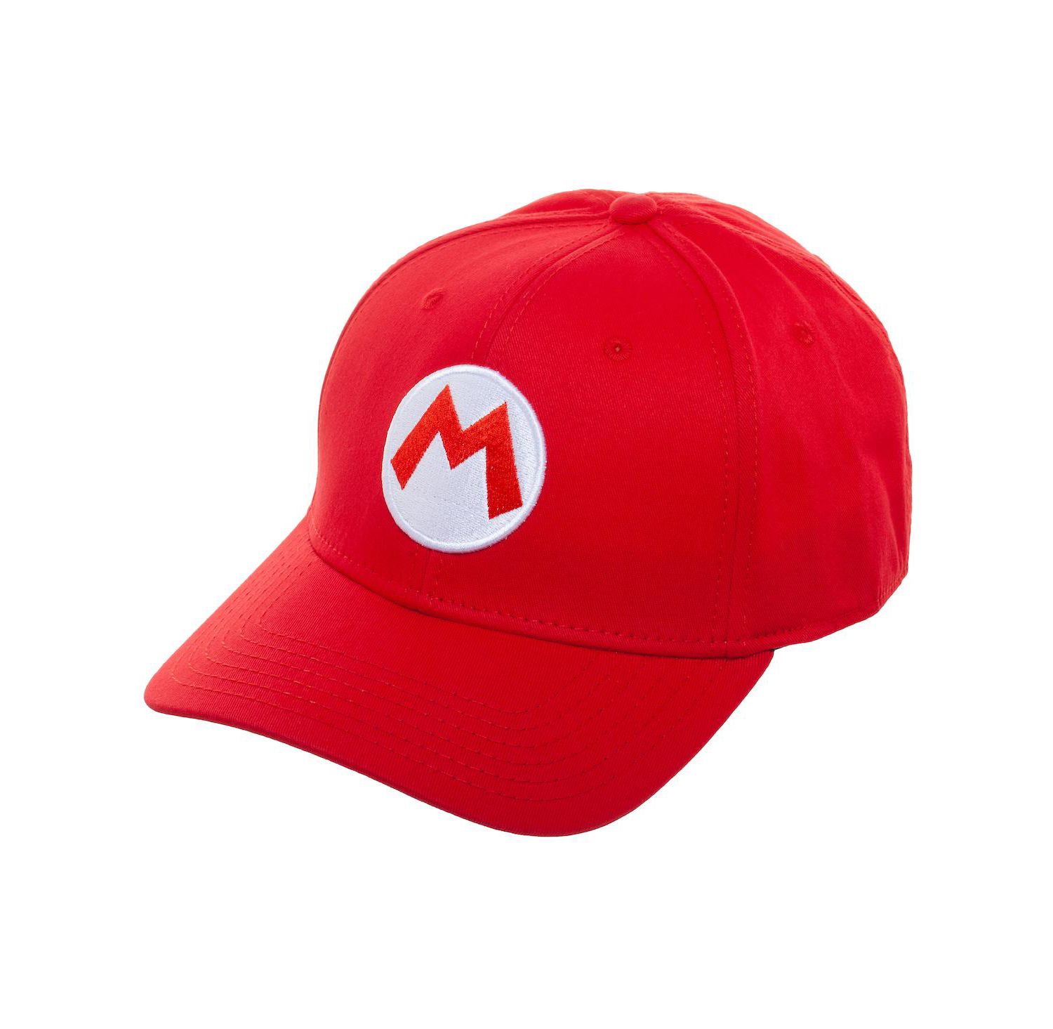 Men's Bros Mario Red Flex Fit Hat