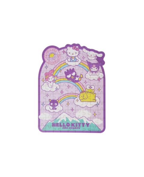 Детский пазл Flash Popup Hello Kitty and Friends Seize the Moment 88-Piece Wooden Jigsaw Puzzle, Ages 8+, цвет: Open Miscellaneous
