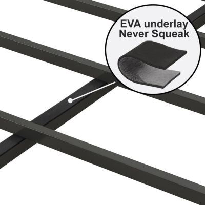 Streamdale Grey Upholstered Bed Frame with Charging Station