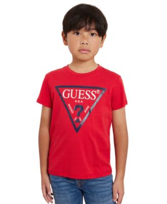 Big Boys Soft Jersey Short Sleeve Classic Logo T-shirt