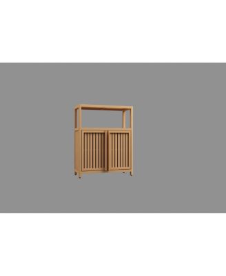 Bamboo Storage Cabinet for Bathroom and Living Room
