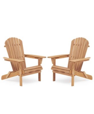 Streamdale Wood Adirondack Chair Set (2)