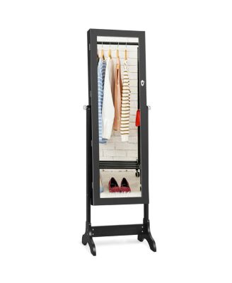 Mirrored Jewelry Cabinet Storage Organizer Box Drawers