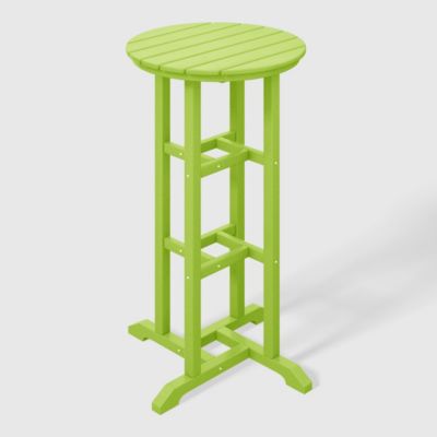 Outdoor Patio Bar Height Table and Bar Stool 4-Piece Dining Set