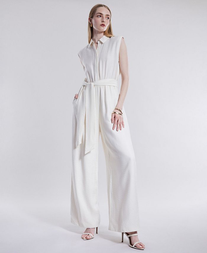 Cool Review About Bcbg White Jumpsuit
