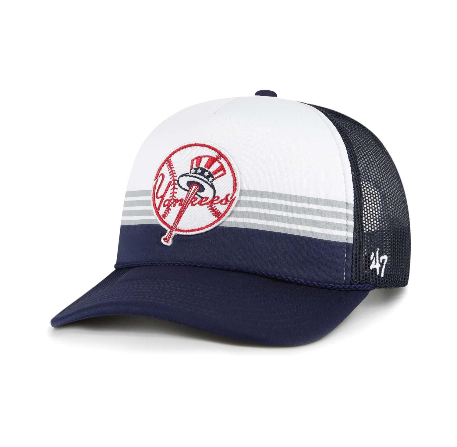 Men's New York Yankees Lift Off Foam Front Mesh Trucker Adjustable Hat