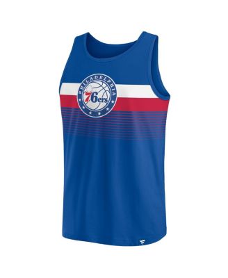 Men's Royal Philadelphia 76ers Wild Game Tank Top