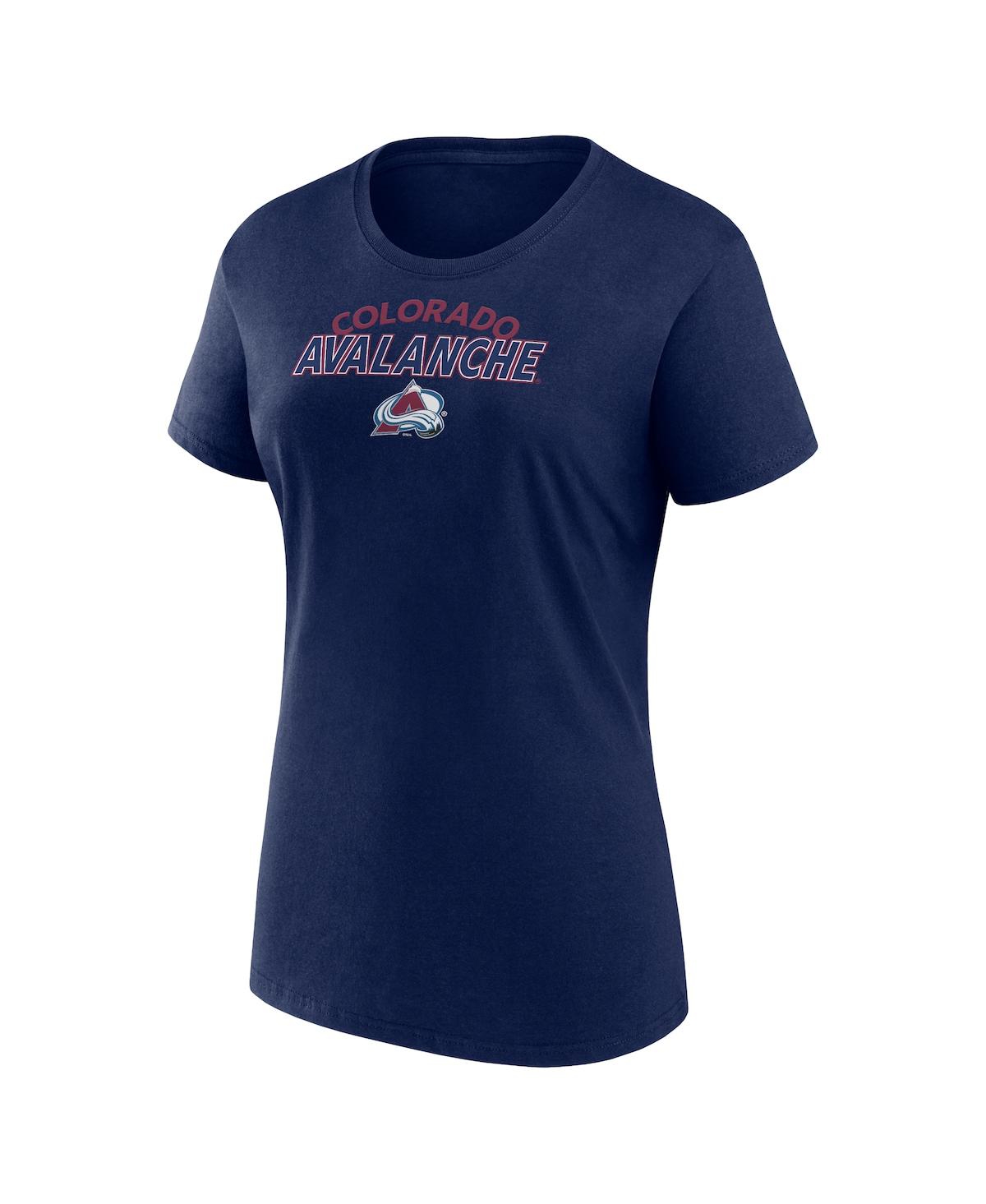 Fanatics Women's Colorado Avalanche Risk Combo Pack T-shirt In Navy