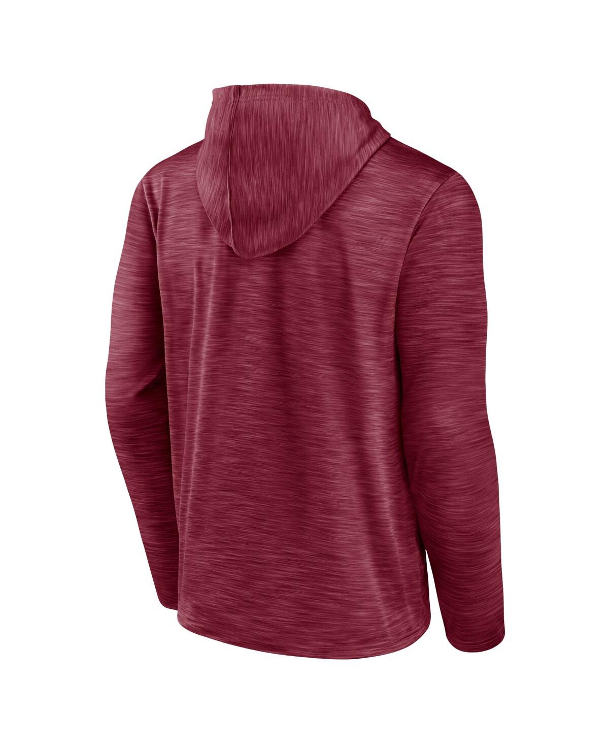 Fanatics Men'sColorado Avalanche Never Quit Pullover Hoodie - Burgundy, Navy