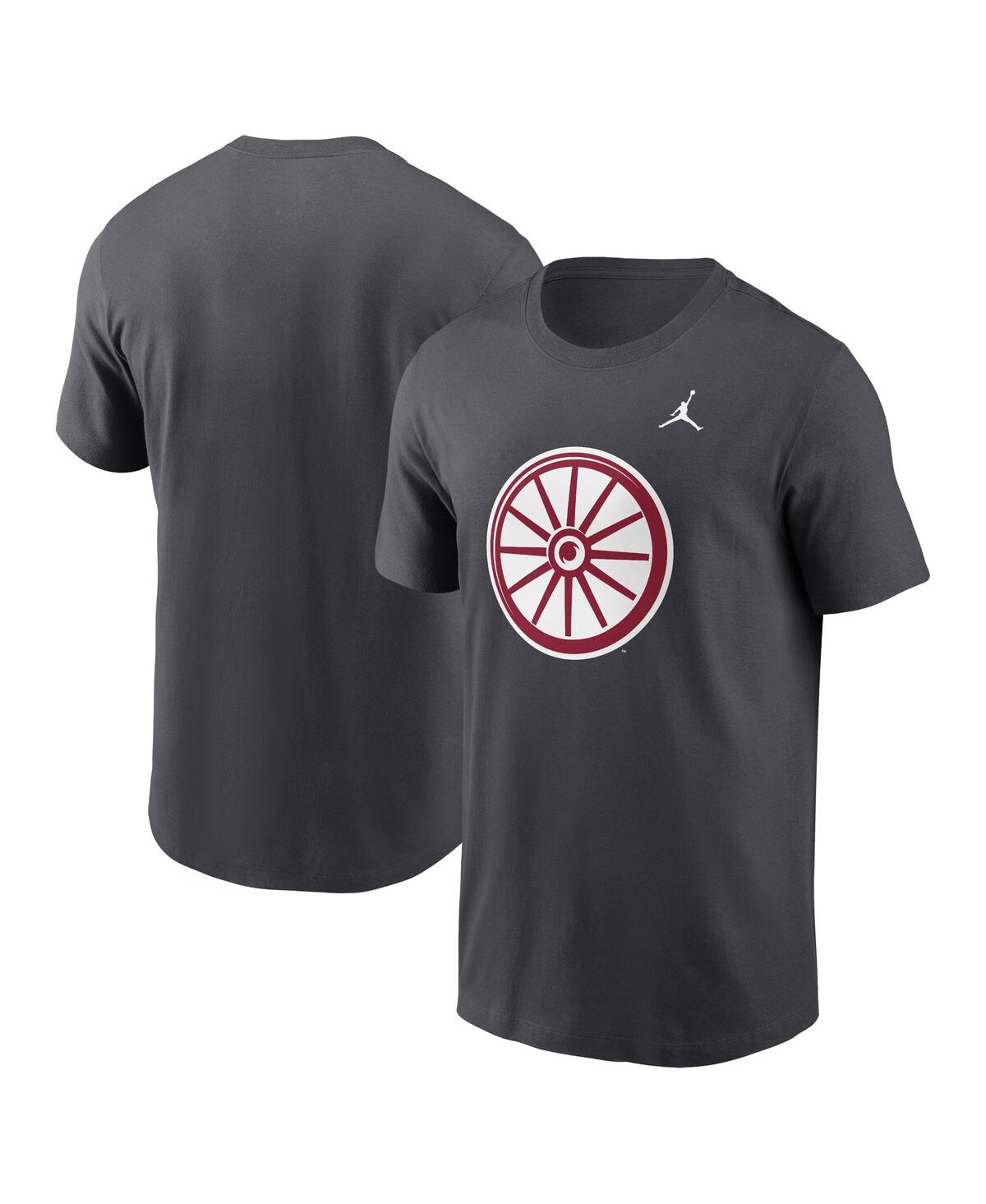 Men's Anthracite Oklahoma Sooners Primetime Evergreen Alternate Logo T-Shirt - Anthracite