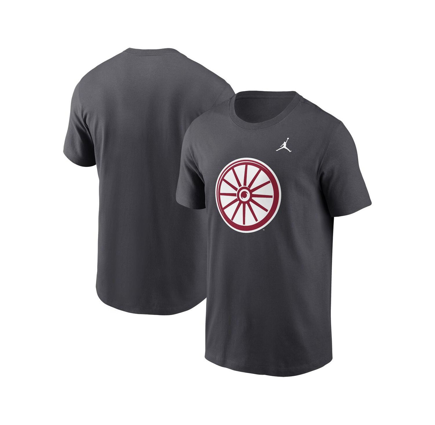 Men's Anthracite Oklahoma Sooners Primetime Evergreen Alternate Logo T-Shirt