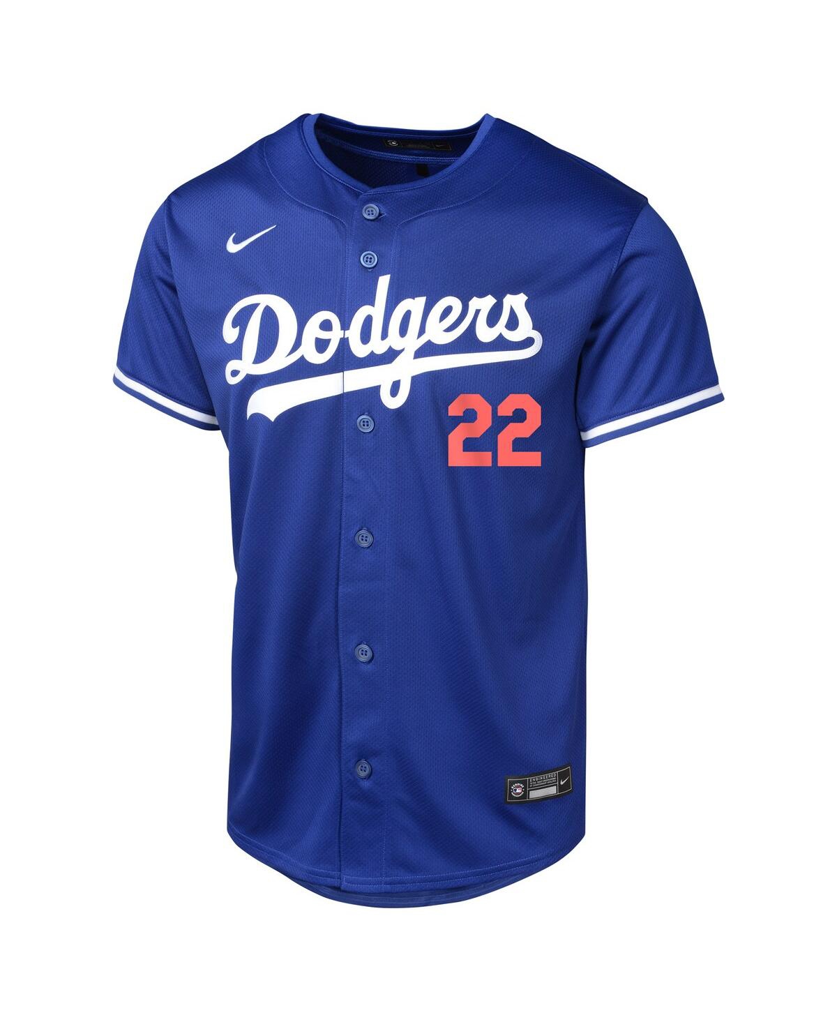 Nike Big Boys and Girls Clayton KershawLos Angeles Dodgers Alternate Limited Player Jersey - Royal