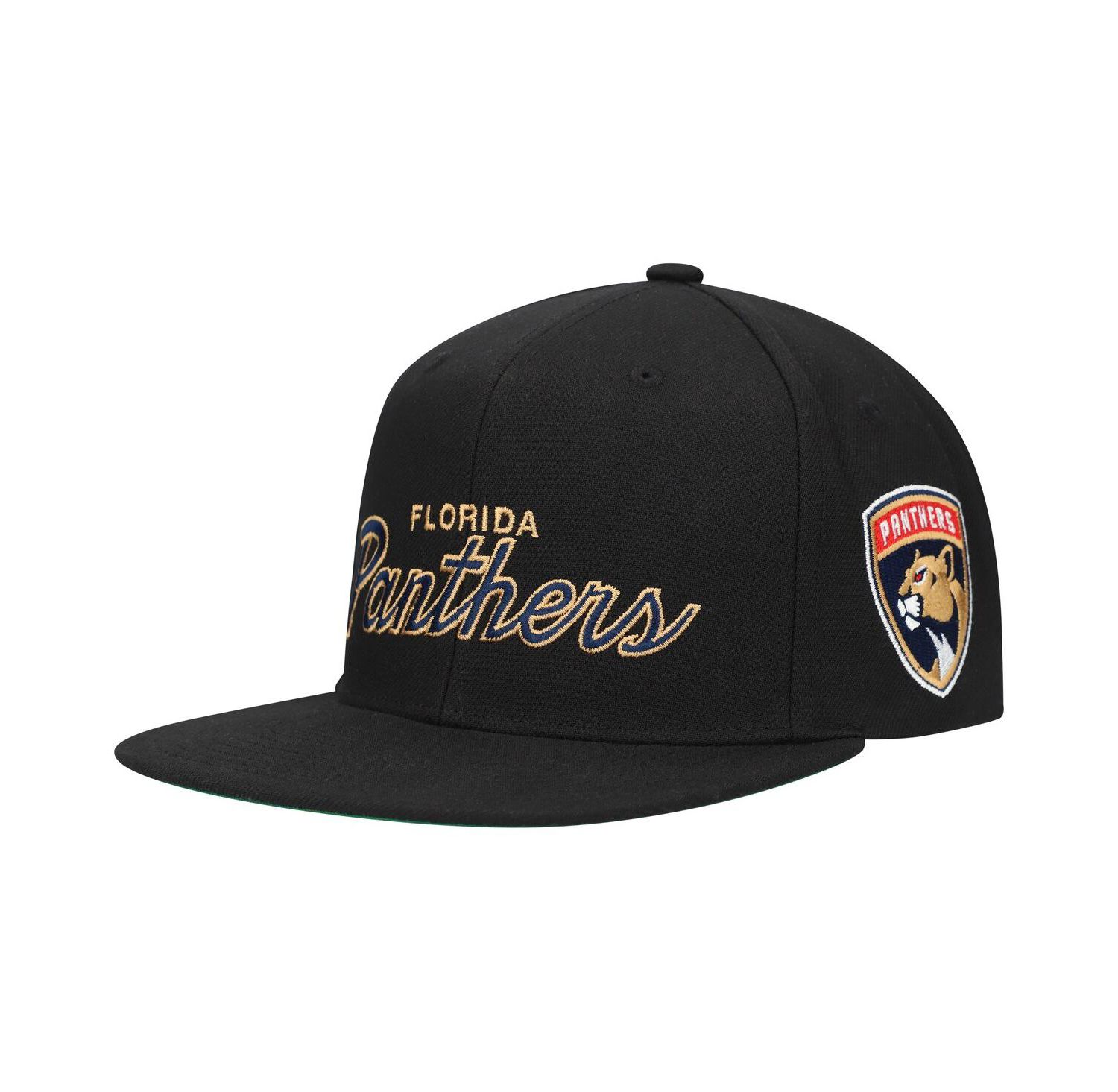 Mitchell Ness Men's Florida Panthers Core Team Script 2.0 Snapback Hat
