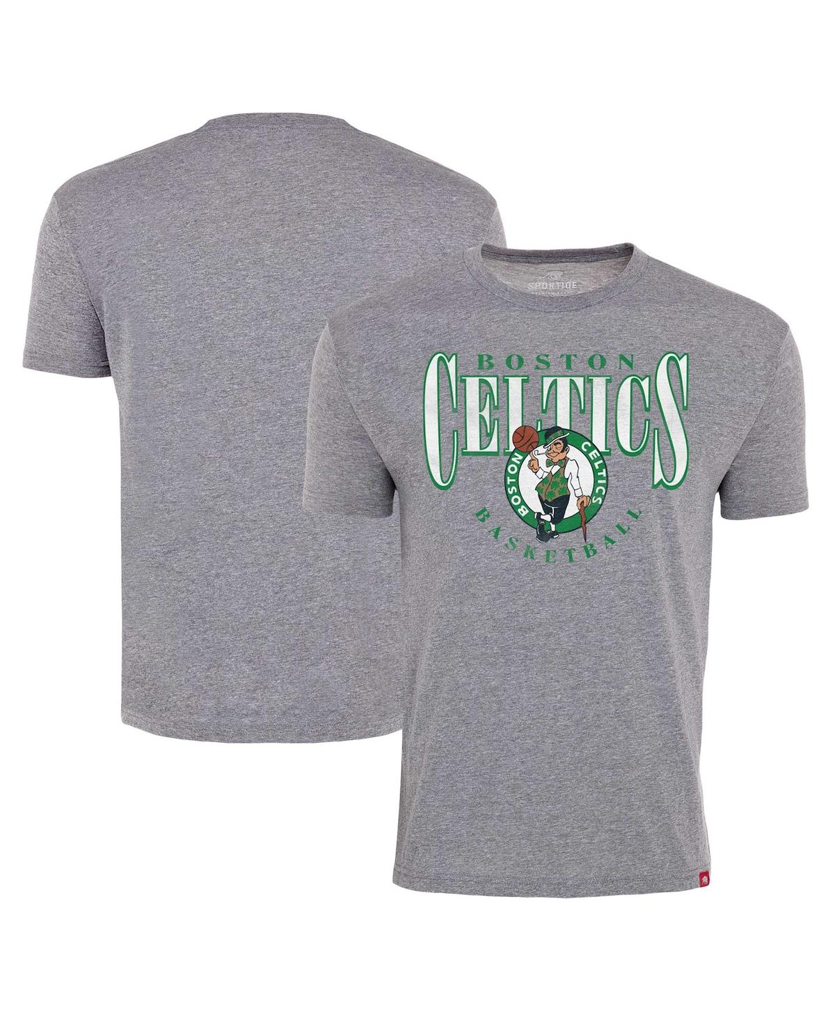 Men's Gray Boston Celtics Comfy Tri-Blend T-Shirt - Gray