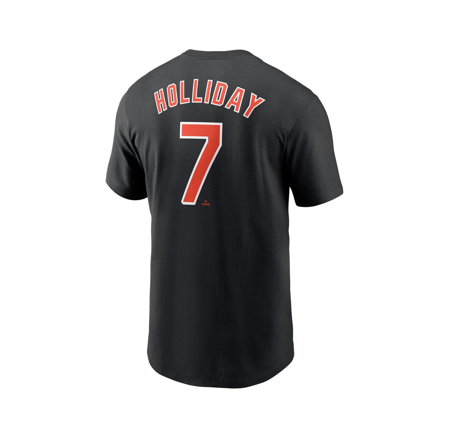 Men's Jackson Holliday Black Baltimore Orioles Fuse Name & Number T-Shirt