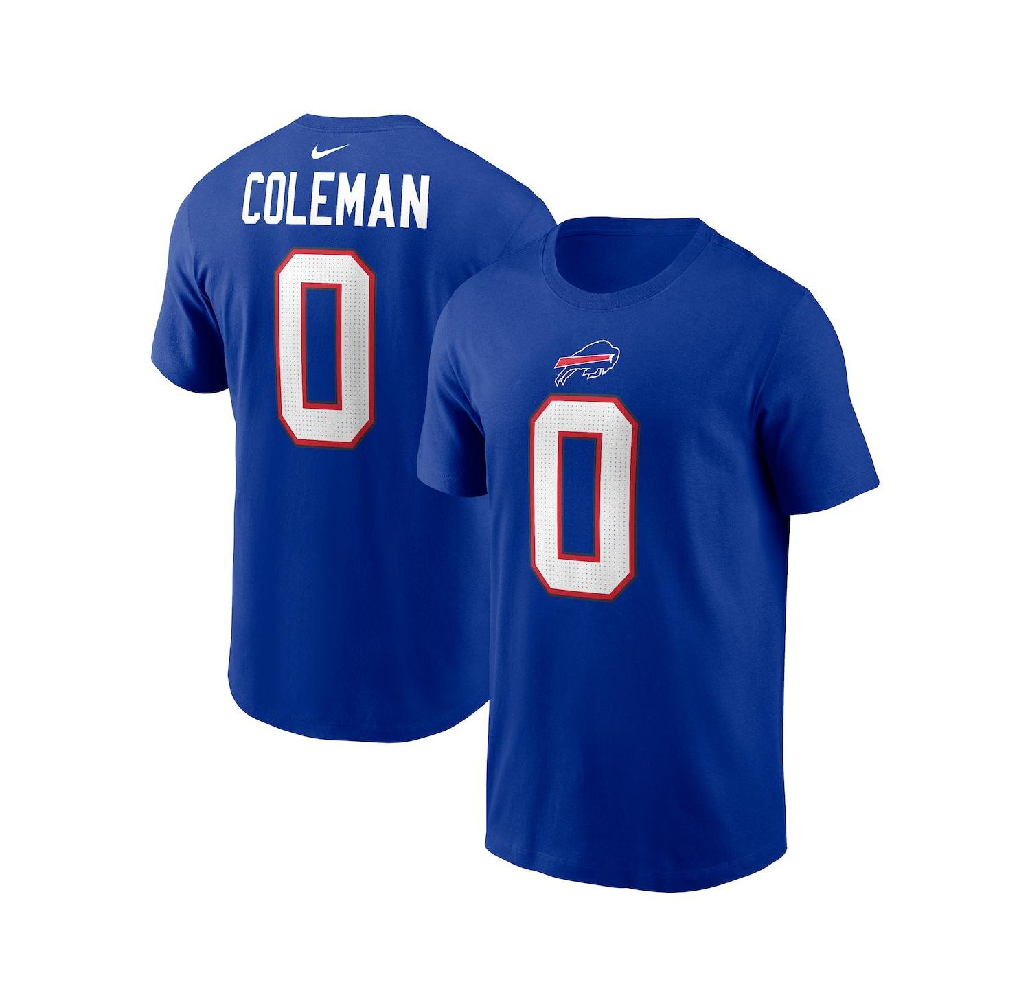 Men's Keon Coleman Royal Buffalo Bills 2024 NFL Draft Name & Number T-Shirt