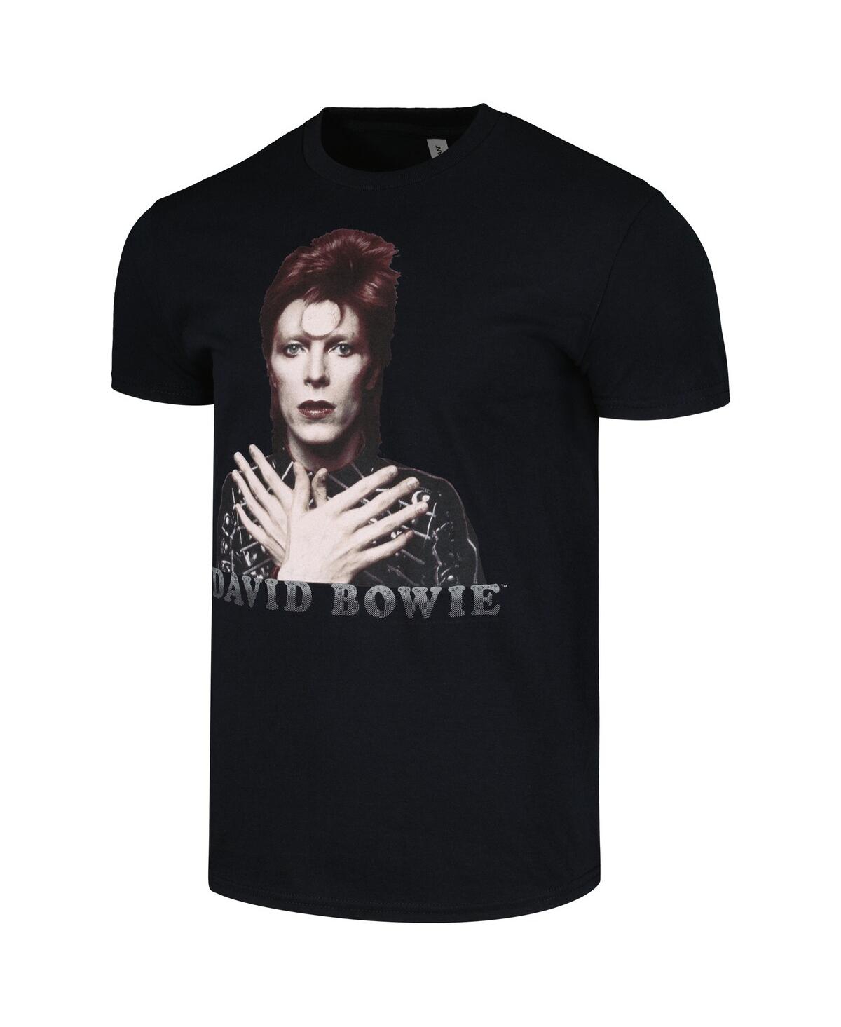 Hifi Entertainment Men's And Women's Black David Bowie Ziggy 1973 T-shirt In Black