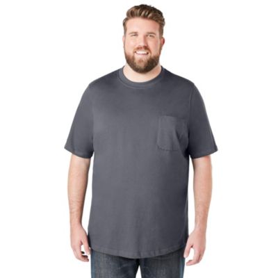 Big & Tall by KingSize Heavyweight Pocket Crewneck T-Shirt