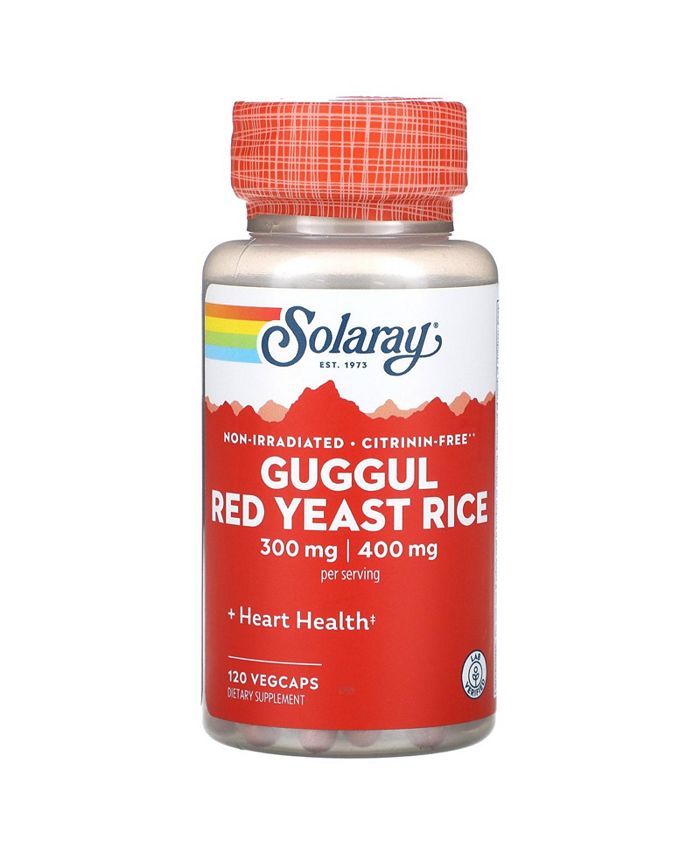 Solaray Guggul & Red Yeast Rice, 120 capsules Macy's