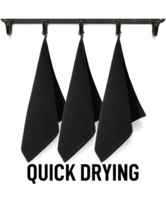 Reusable 100% Cotton Waffle Weave 3 Pc. Kitchen Towels