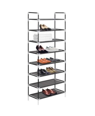 Shoe Rack Black Metal Large Minimalistic Shoe Rack