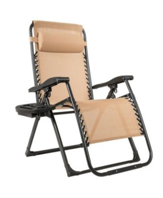 Oversize Lounge Chair with Cup Holder of Heavy Duty for Outdoor