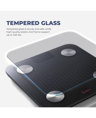 Smart Body Composition Scale with Bluetooth – Body Fat, BMI, Weight Tracking via SunnyFit  App