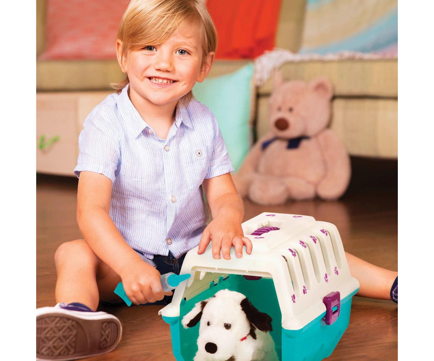 Детские игрушки Battat Dalmatian Vet Kit 16-Piece Playset, Ages 2+ — фото 4