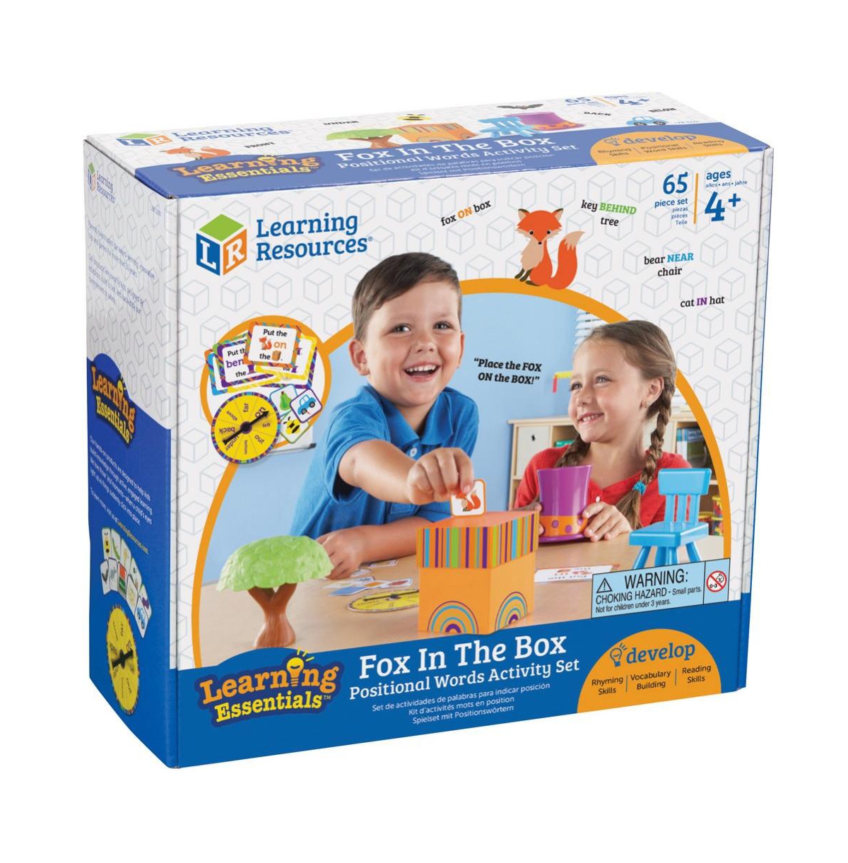 Learning Resources Fox in the Box - Rhyming and Positional Words - 61 Pieces