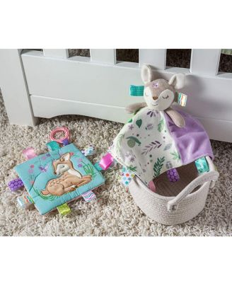 Mary Meyer Taggies Flora Fawn Character Blanket and Crinkle Me