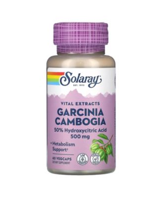 SOLARAY Guaranteed Potency Garcinia Cambogia Fruit Extract, Veg Cap ...