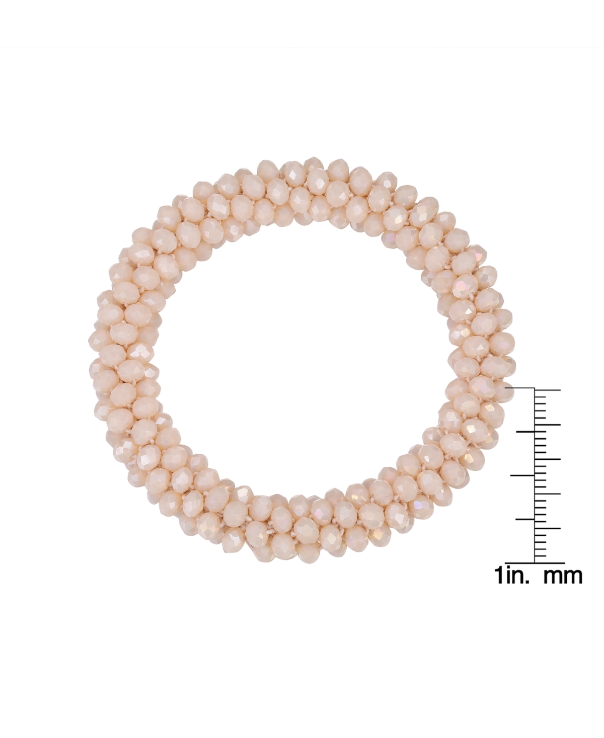 Macy's Beaded Crystal Stretch Bracelet