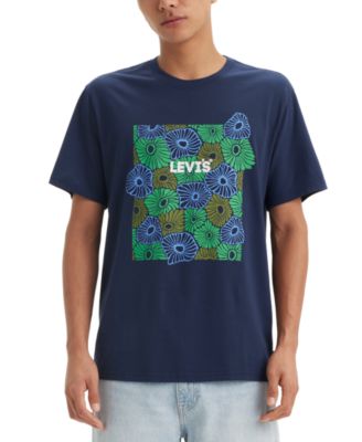 Levi's - Men's Relaxed-Fit Floral Logo Graphic T-Shirt