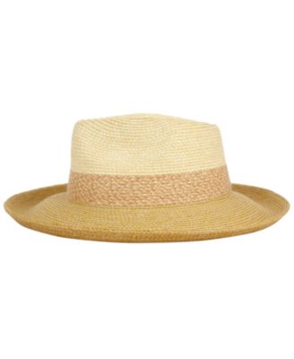 Up Brim Straw Fedora Sun Hat