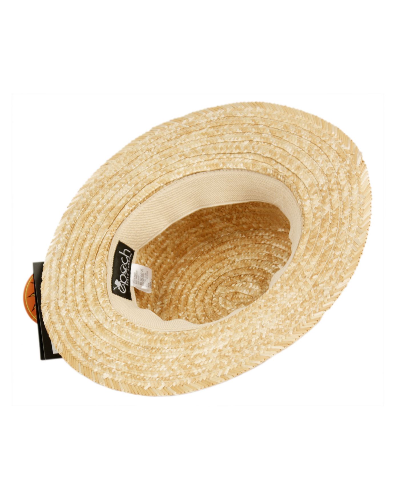 Женский головной убор Angela & William Wheat Straw Skimmer Boater Hat, цвет: Натуральный — фото 4