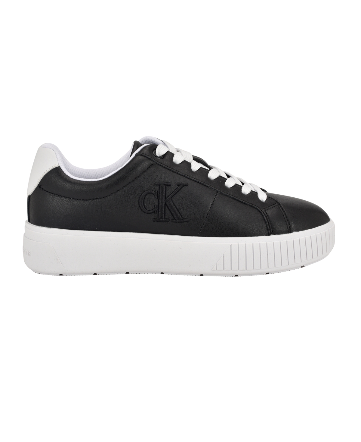 Calvin Klein Women's Alane Lace-Up Platform Casual Sneakers
