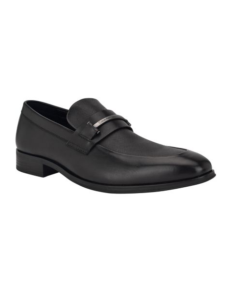Мужские туфли Calvin Klein Dillie Slip-On Dress Shoes, цвет: Чёрный