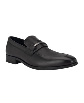 calvin klein brown dress shoes Calvin Klein Mens Channer Cap-toe Dress Oxfords Leather Vachetta Brown 8.5M  Affordable Designer Brands