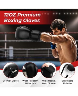 Freestanding Punching Bag 71 Inch Boxing Bag with 25 Suction Cups Gloves and Filling Base