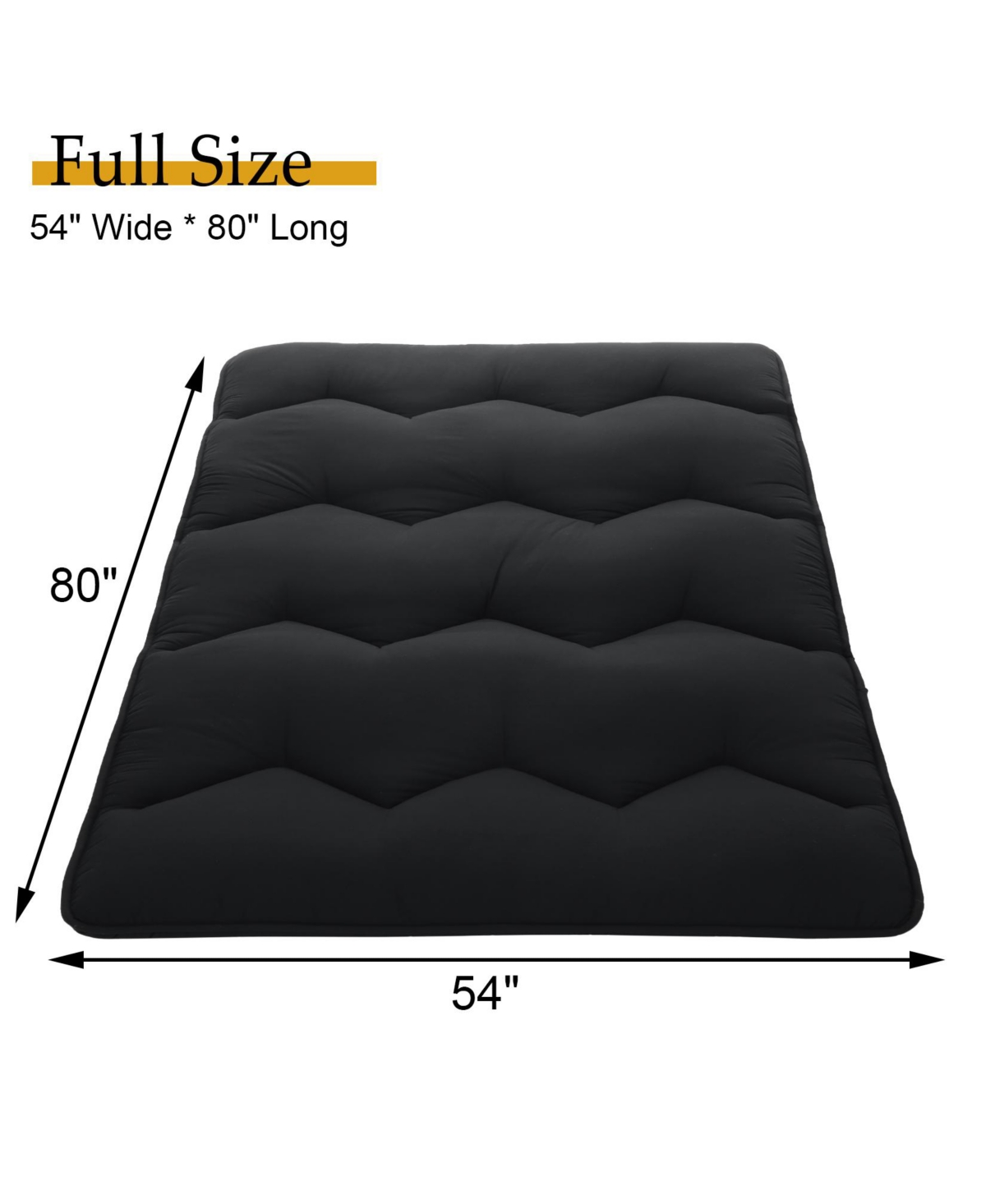 Caromio Futon Mattress Size, Floor Mattress Pad Portable Dorm Sleeping Pad, 54