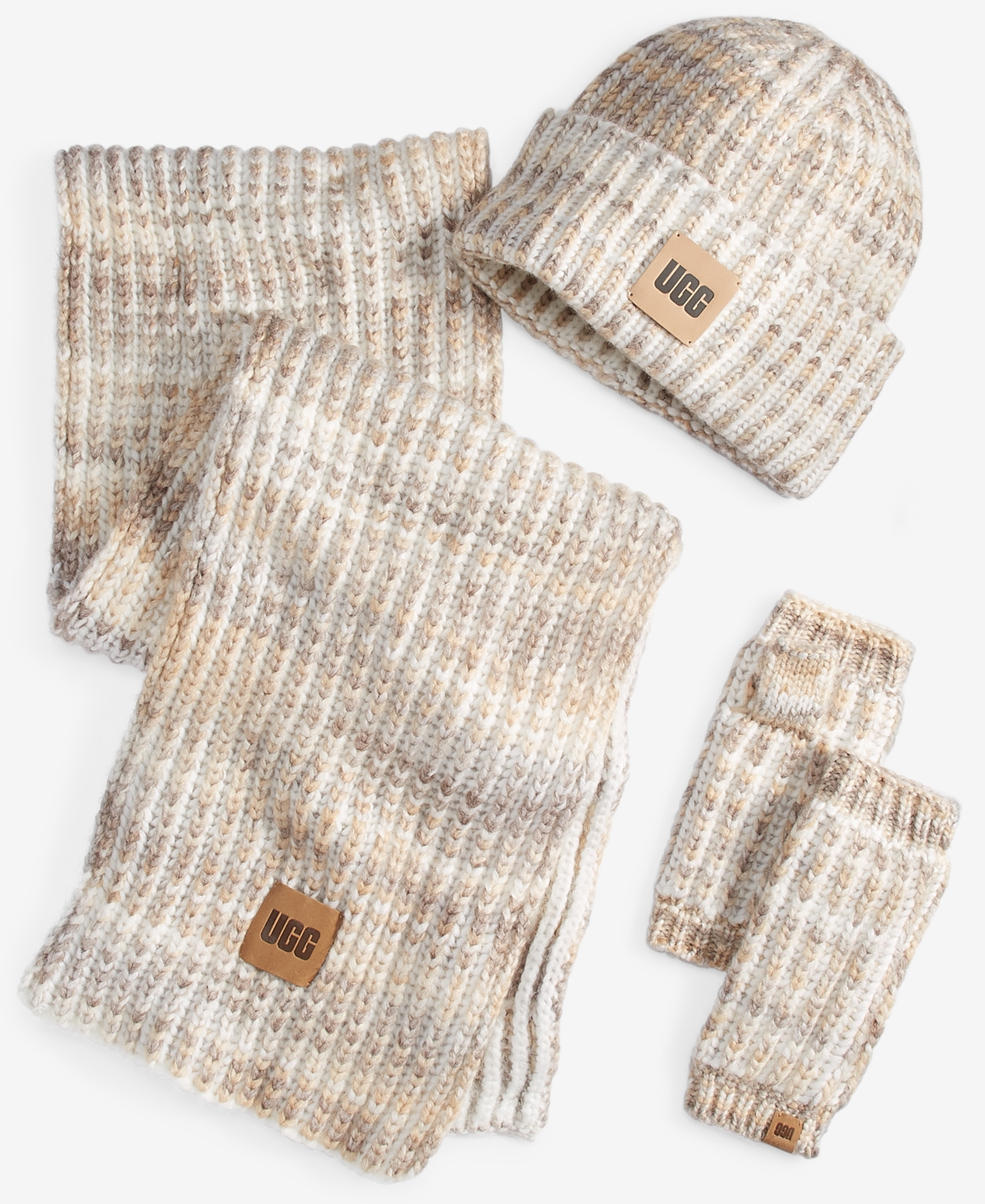 Ugg Women's Chunky Space-Dyed Fingerless Gloves