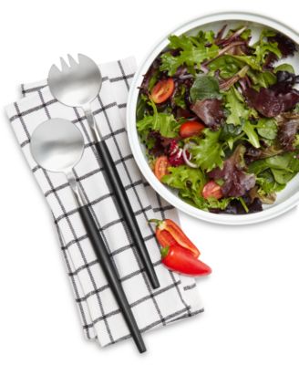 2-Pc. Wood & Metal Salad Server Set, Exclusively at Macy’s