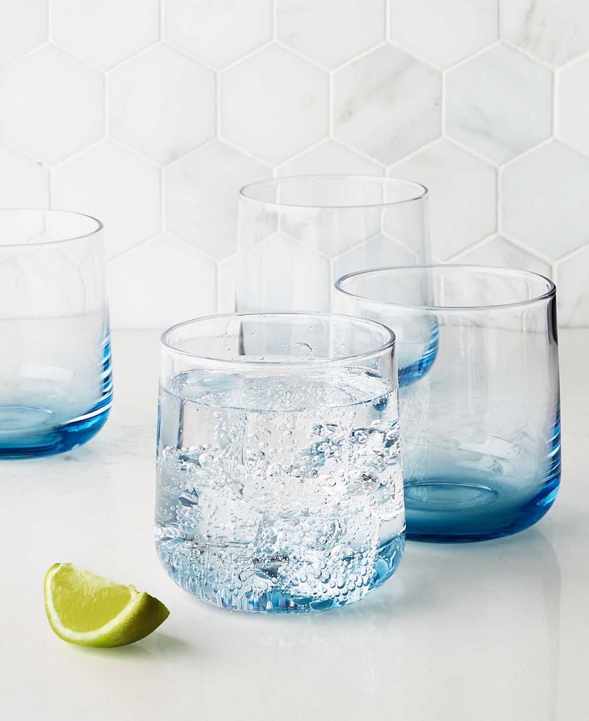 The Cellar Gil Collection 12.51-oz. Ombre Double Old Fashioned Glasses, Set Of 4, Exclusively At Macy's In No Color