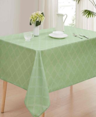 Harbor Trellis Water-Resistant Indoor and Outdoor Tablecloth, 60" x 102" Rectangle