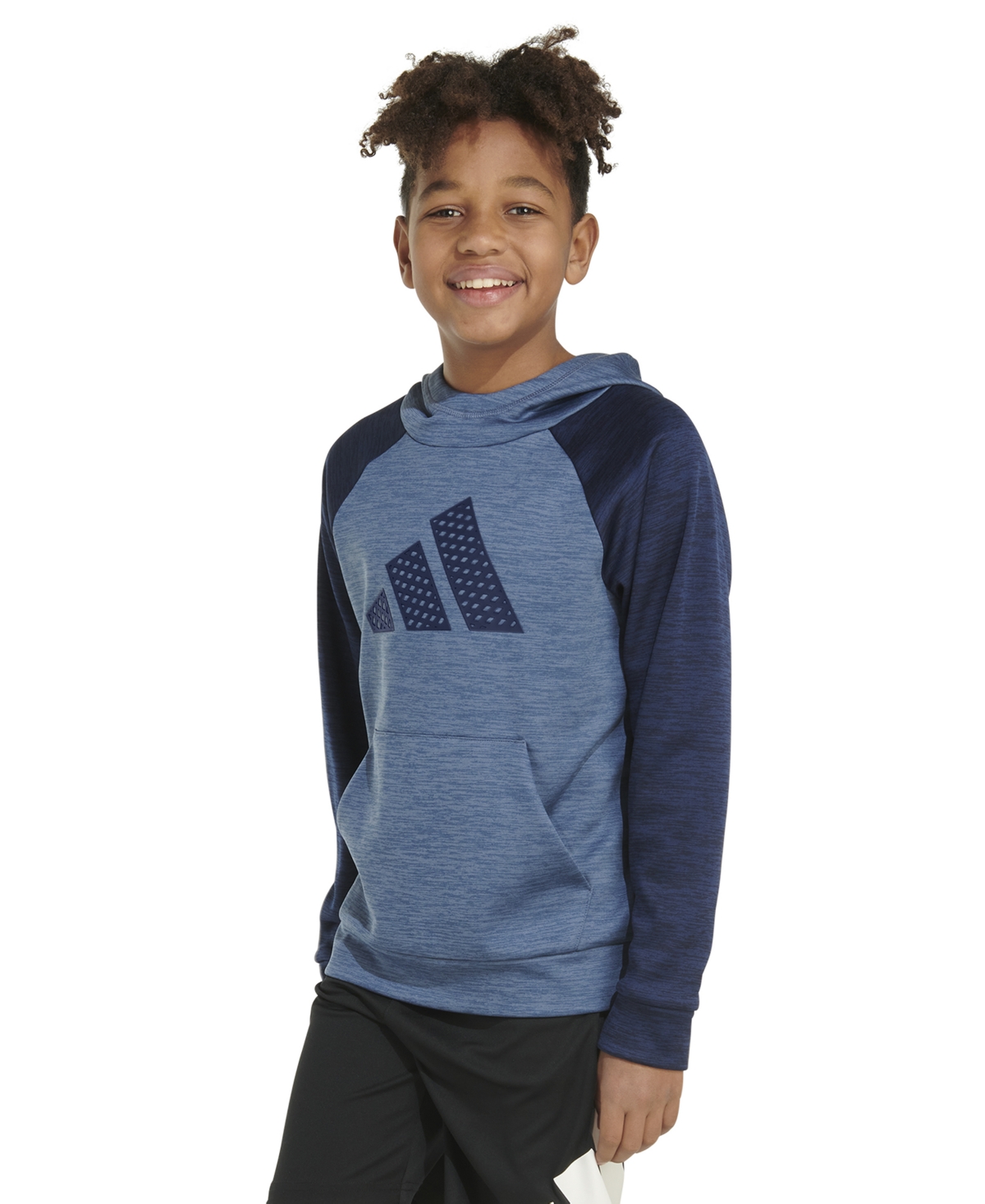 adidas Big Boys Long-Sleeve Game & Go Pullover Hoodie
