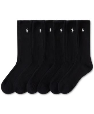 Men's 6-Pk. Performance Sport Crew Socks 