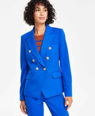 Tahari ASL Women's One Button Double Breasted Blazer