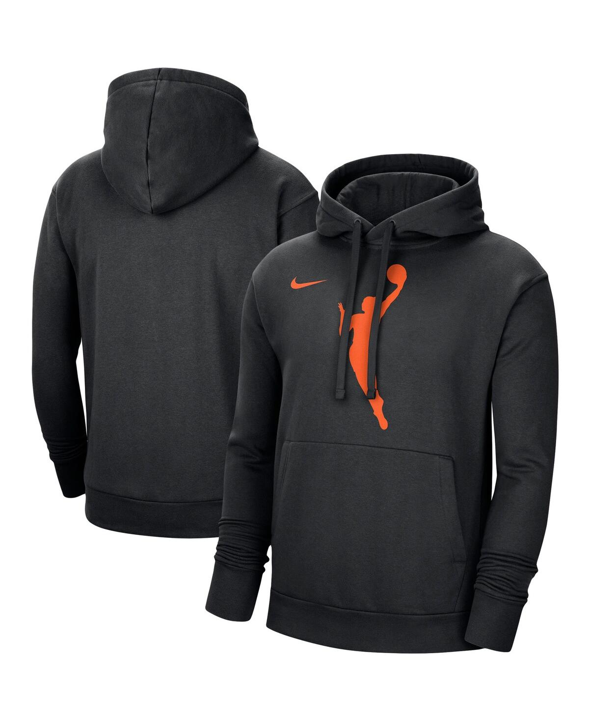Shop Nike Men's And Women's Black Wnba Logo Woman Pullover Hoodie