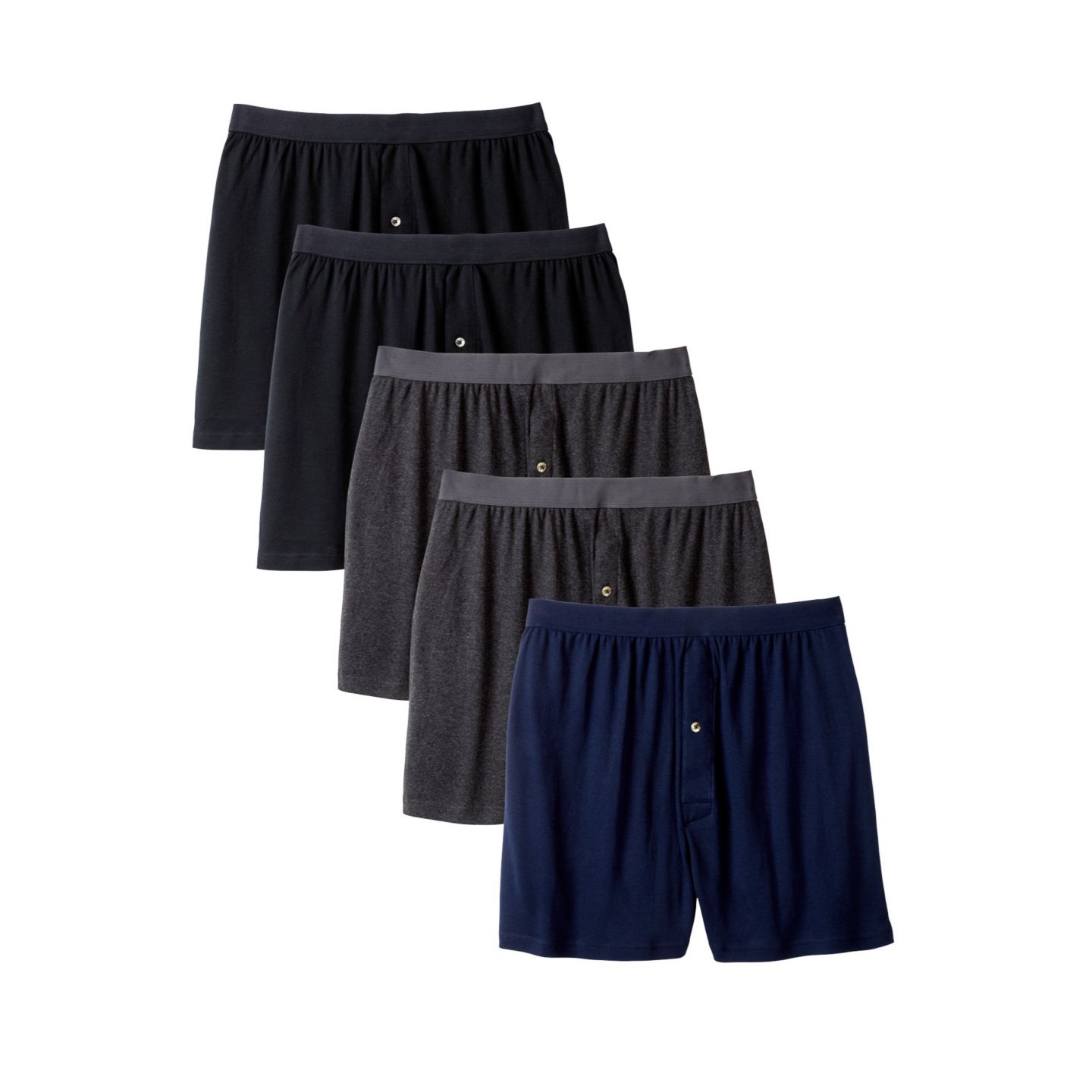 Трусы-боксеры для мужчин, хлопок, 3 шт. — KingSize, цвет: Assorted Basic — фото 1