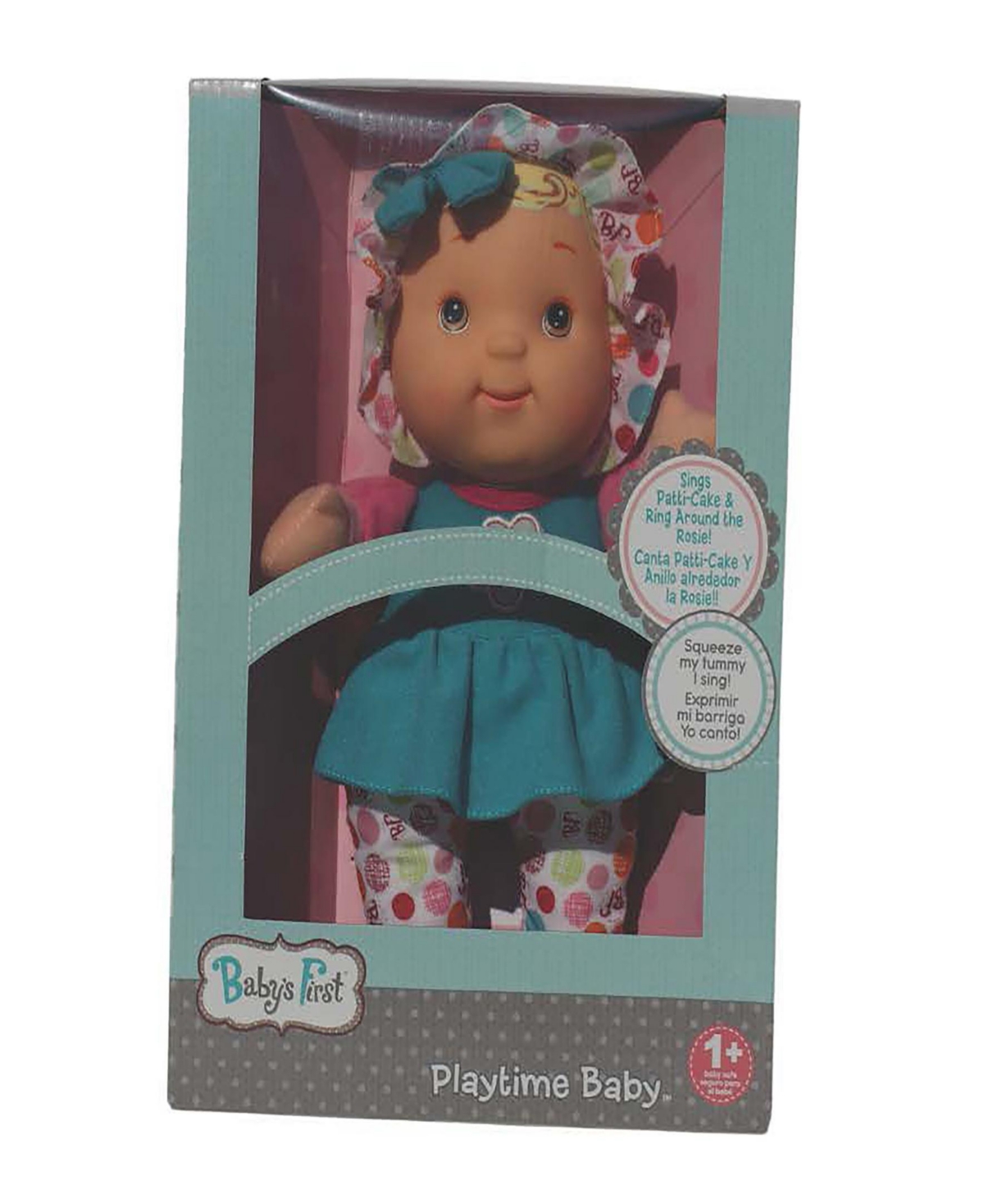 Baby's First By Nemcor Soft Body Playtime Baby Doll In Multi
